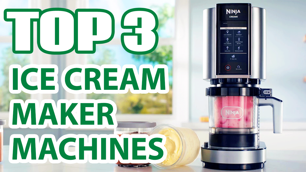 Top 3 Best Ice Cream Maker Electric Machines on Amazon